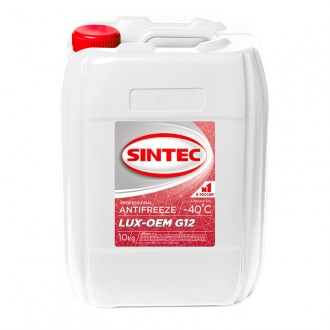 Охлаждающая жидкость Sintec ANTIFREEZE LUX  G12 10кг