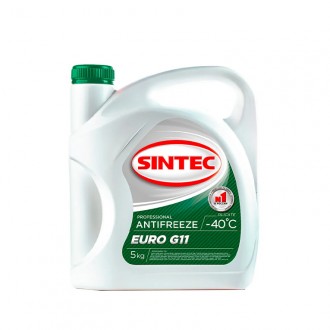Антифриз G11 SINTEC EURO  -40°C зеленый (п.кан) 5кг