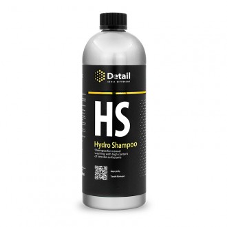 Автошампунь для ручной моки DETAIL Hydro Shampoo вторая фаза 1:50 1л (флакон)