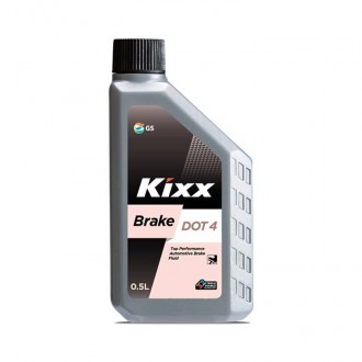 Жидкость тормозная KIXX Brake Fluid SHD DOT-4 (п.кан) 0,5л